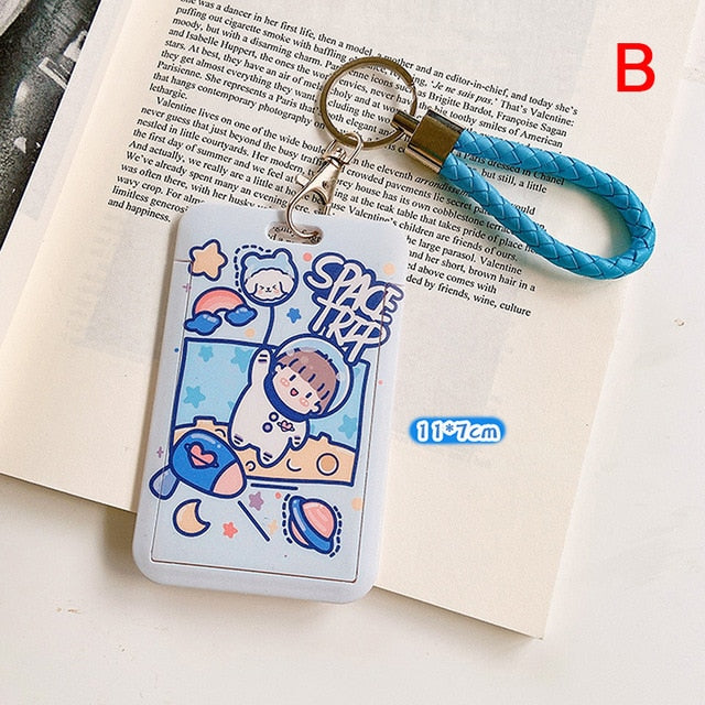 Business Card Holder Cartoon Cute Retractable Credit Card Cover Case –  Panda Control