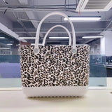 Extra Large Beach Bags Leopard Printed EVA Basket
