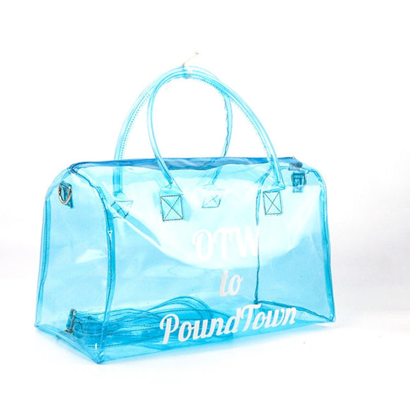 PVC Transparent Waterproof Gym Bag